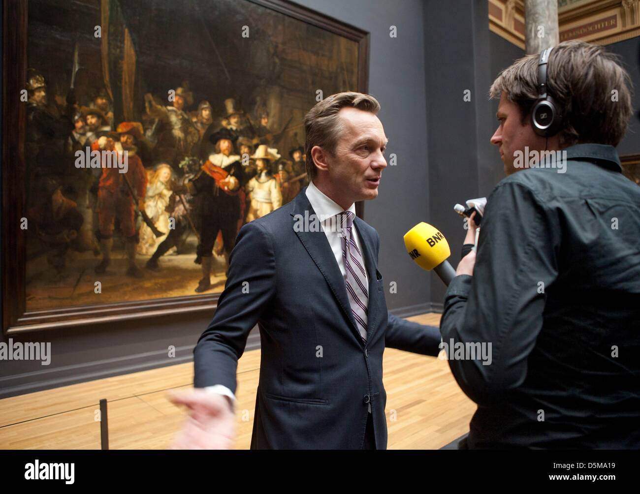 Wim Pijbes, director of the newly openend Rijksmuseum in Amsterdam Stock Photo