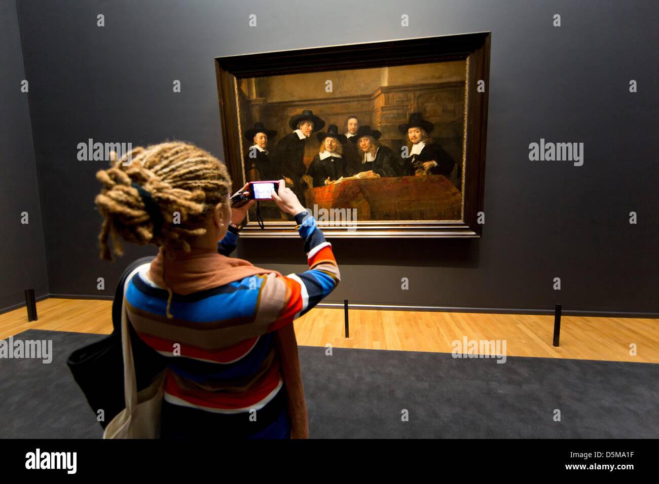 Dutch media at the opening of the rijksmuseum, after being closed for many years due to renovation Stock Photo