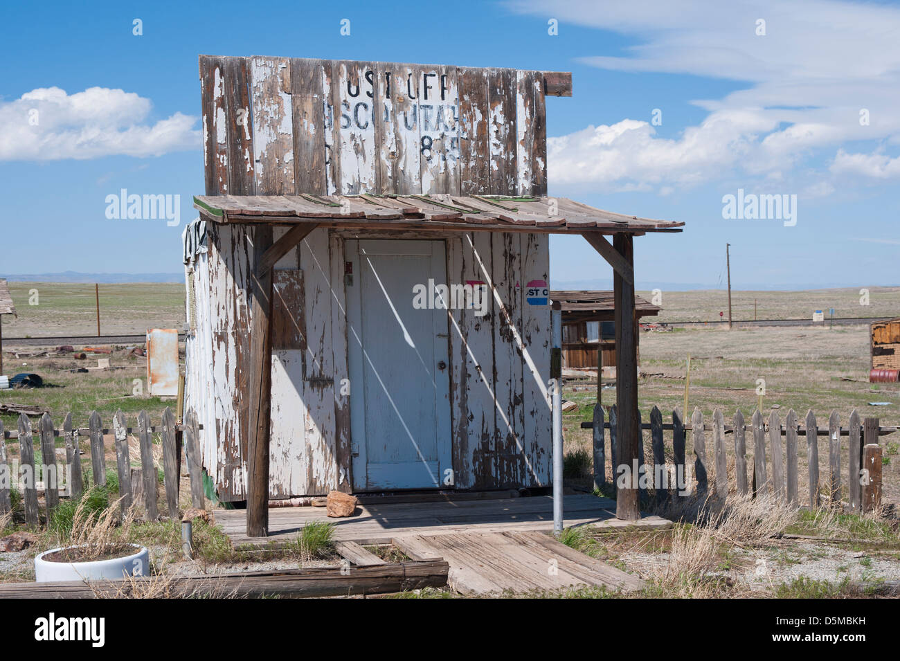 This one room shack was the official post office for the almost