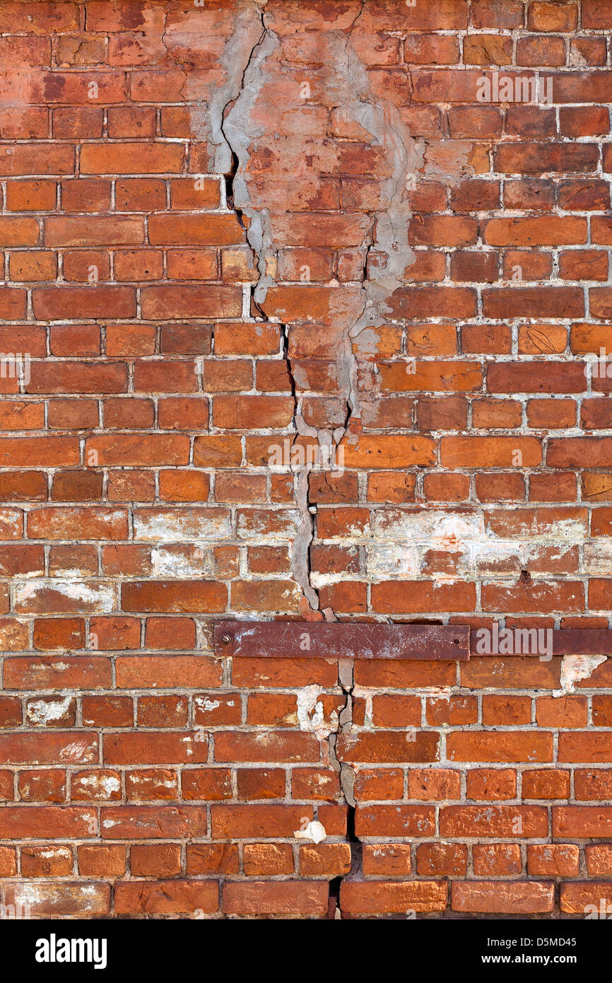 Old weathered grunge red brick wall as background Stock Photo - Alamy