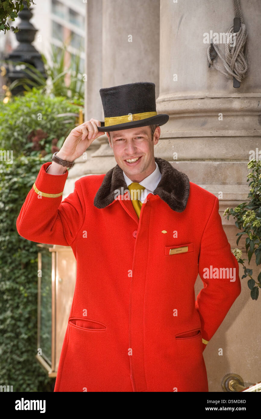 London Hotel Doorman Stock Photos London Hotel Doorman Stock