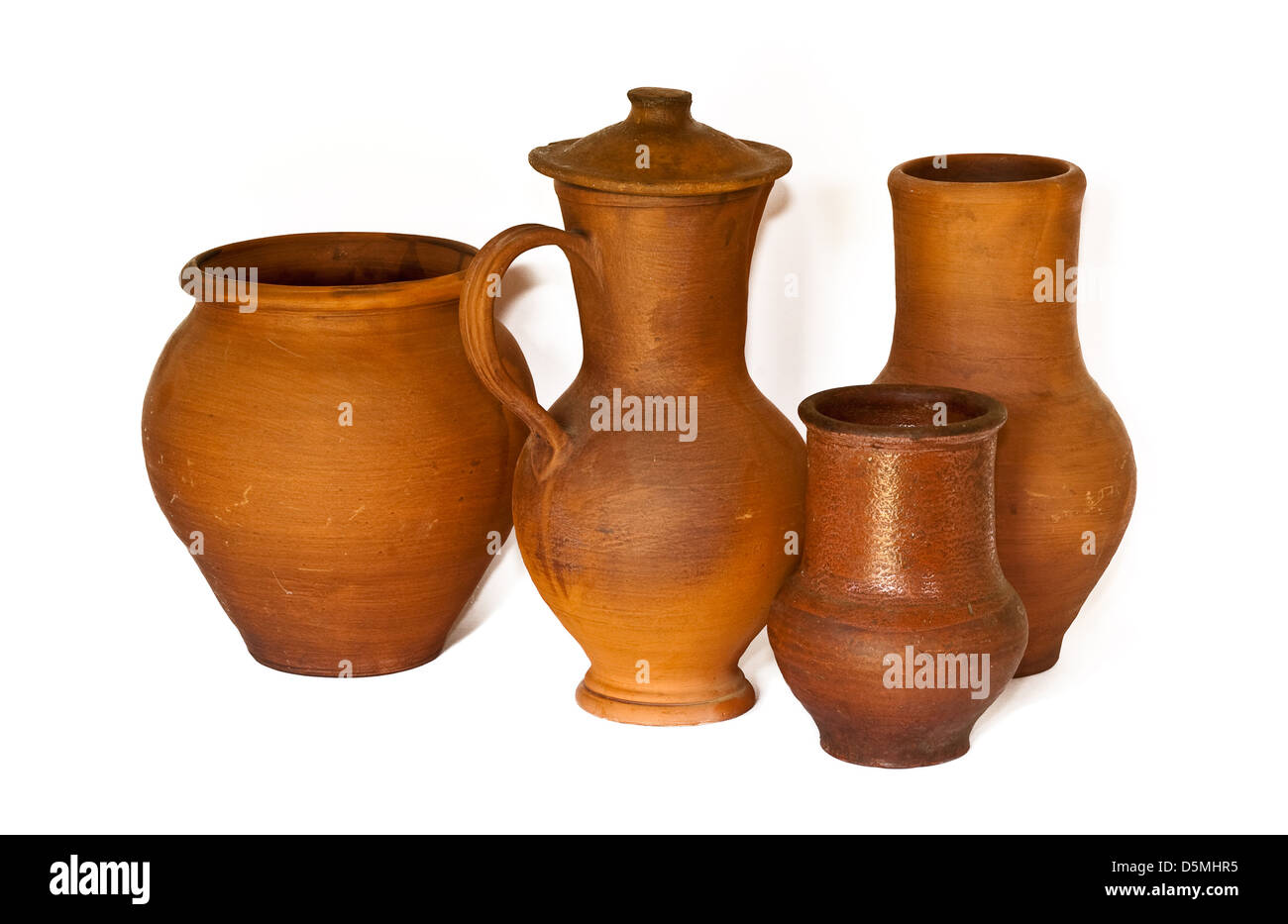 Ancient pottery made from clay Stock Photo Alamy