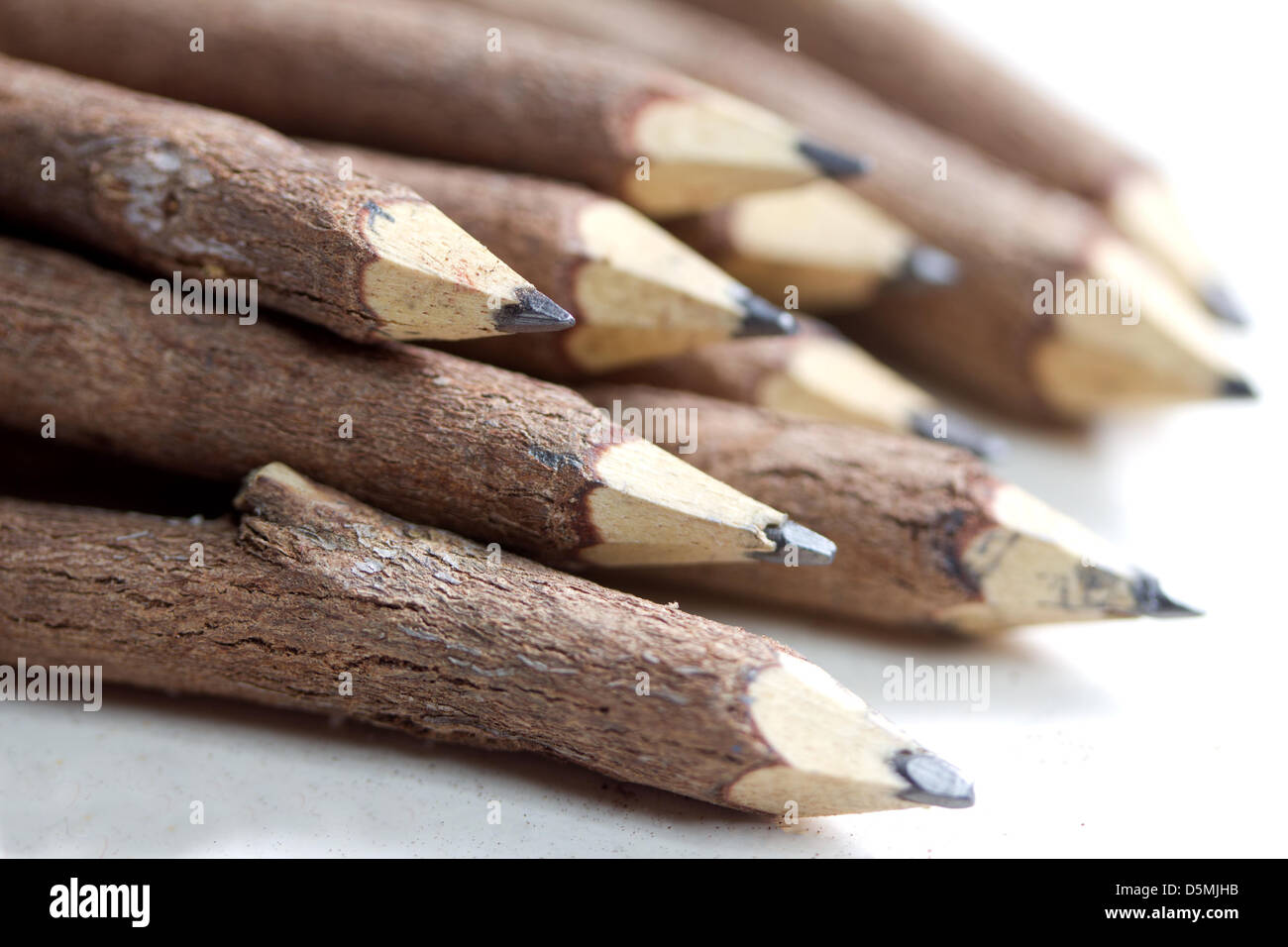 wooden lead pencil Stock Photo Alamy