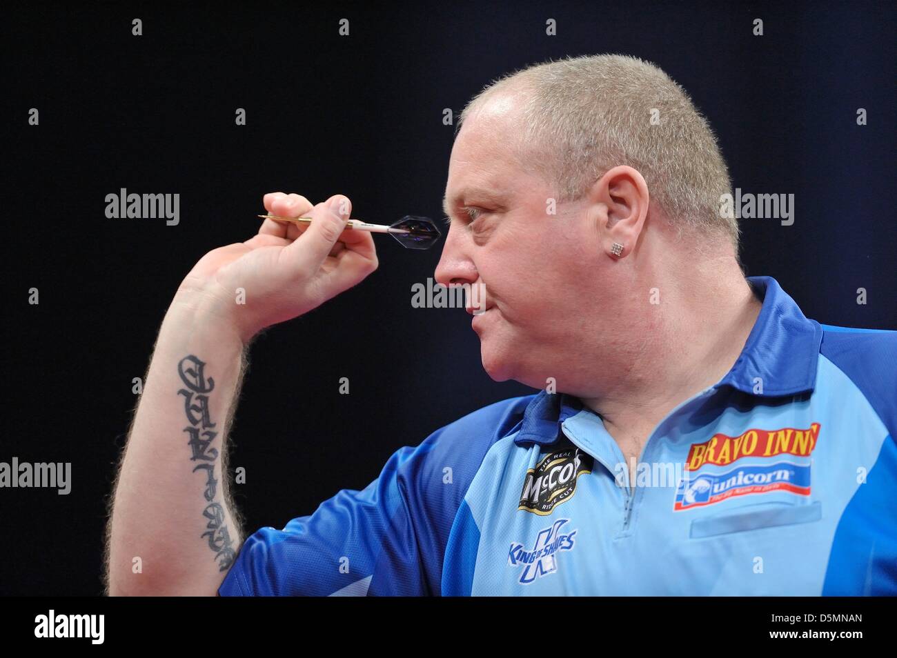 04.04.2013 Brighton, England. Andy Hamilton in action during week nine