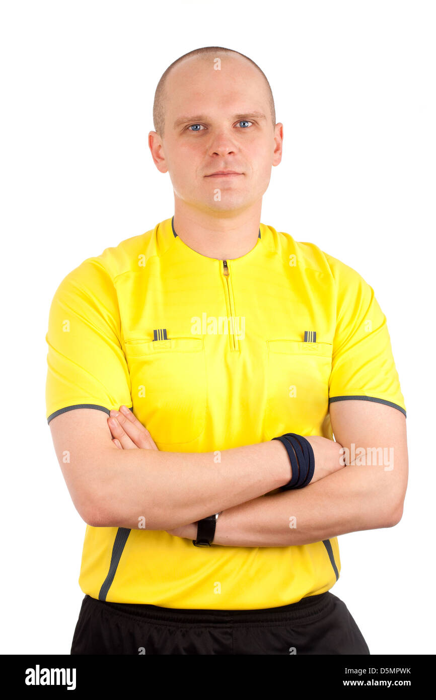 Portrait of a referee Stock Photo Alamy