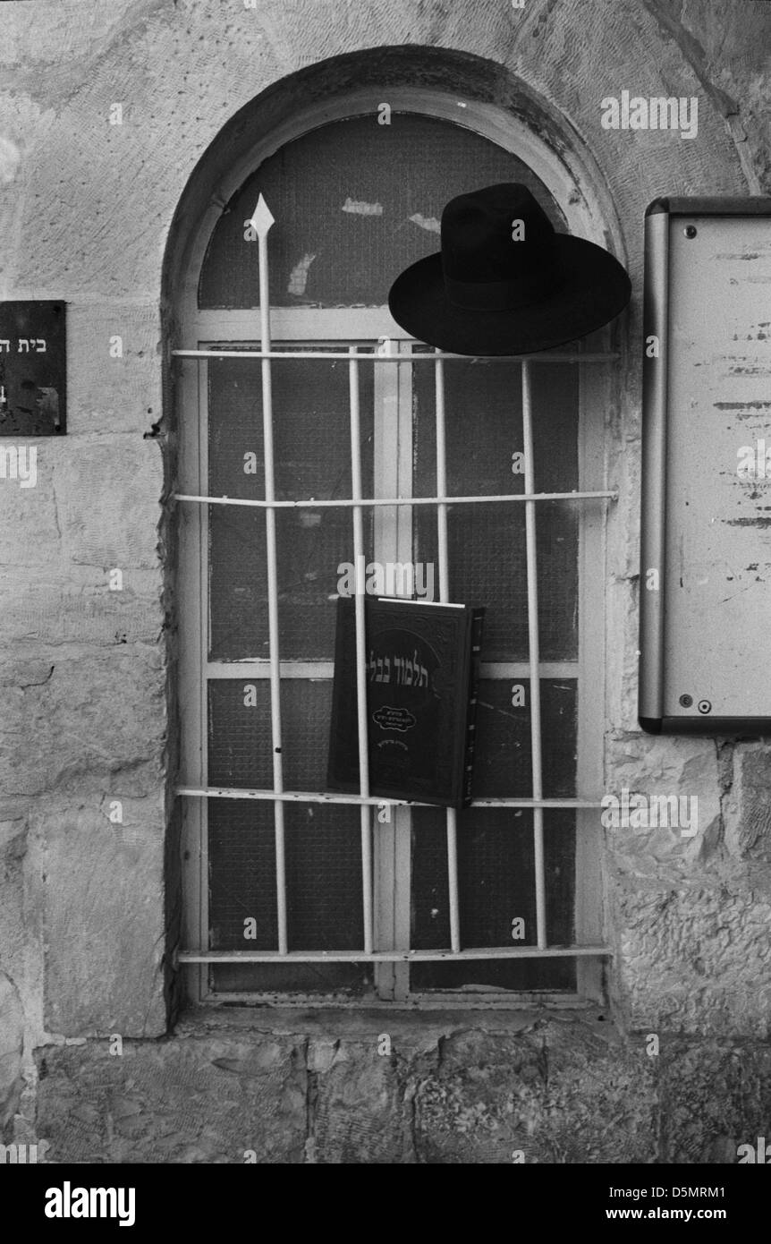 Jerusalem, Jan. 2012 - Ultraorthodox jewish biblical center Stock Photo