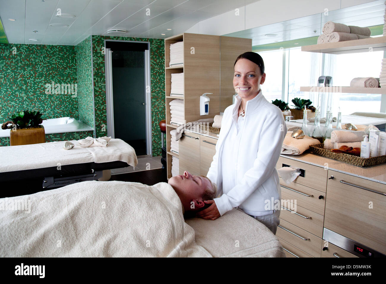 Spa Employee Sharon Weiss At Mein Schiff 2 Launch At Harbour