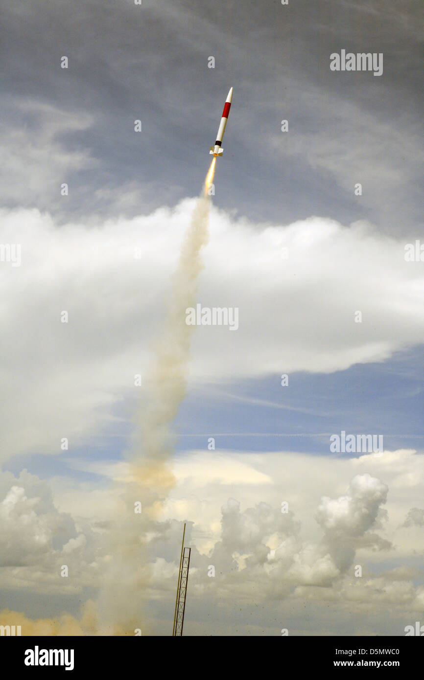 rocketry, rockets, amateur, hobby,Rocket,hobby,club,fire,smoke,explosive,initiator,club,science, nerd,smart, Tripoli south Flori Stock Photo