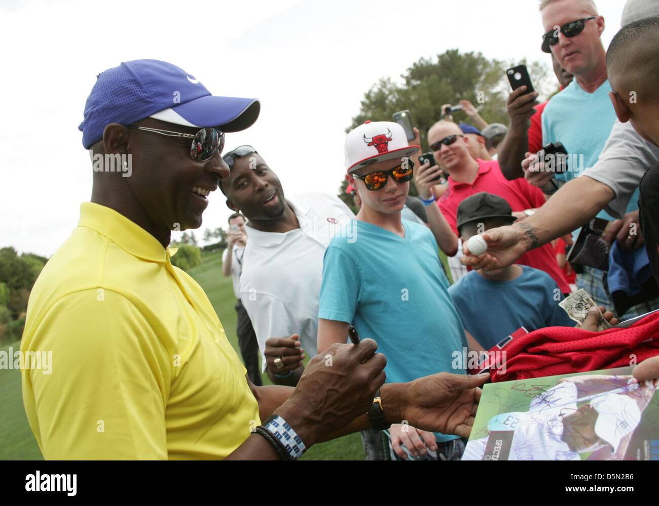 North Las Vegas, USA. April 4, 2013. Jerry Rice in attendance for 12th ...