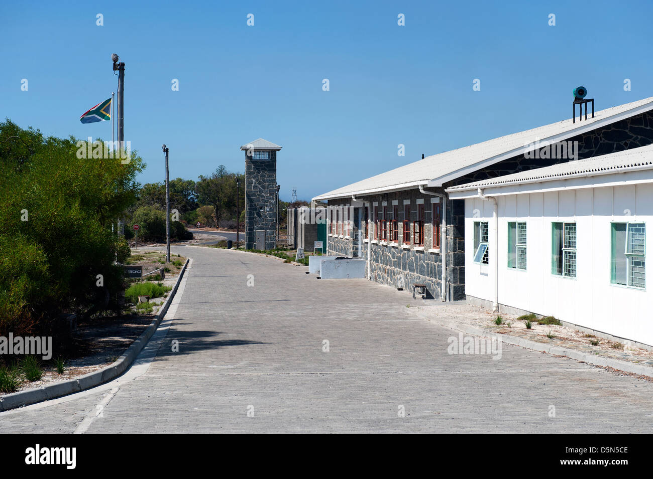 Robben Island prison off the coast of Cape Town, South Africa Stock Photo