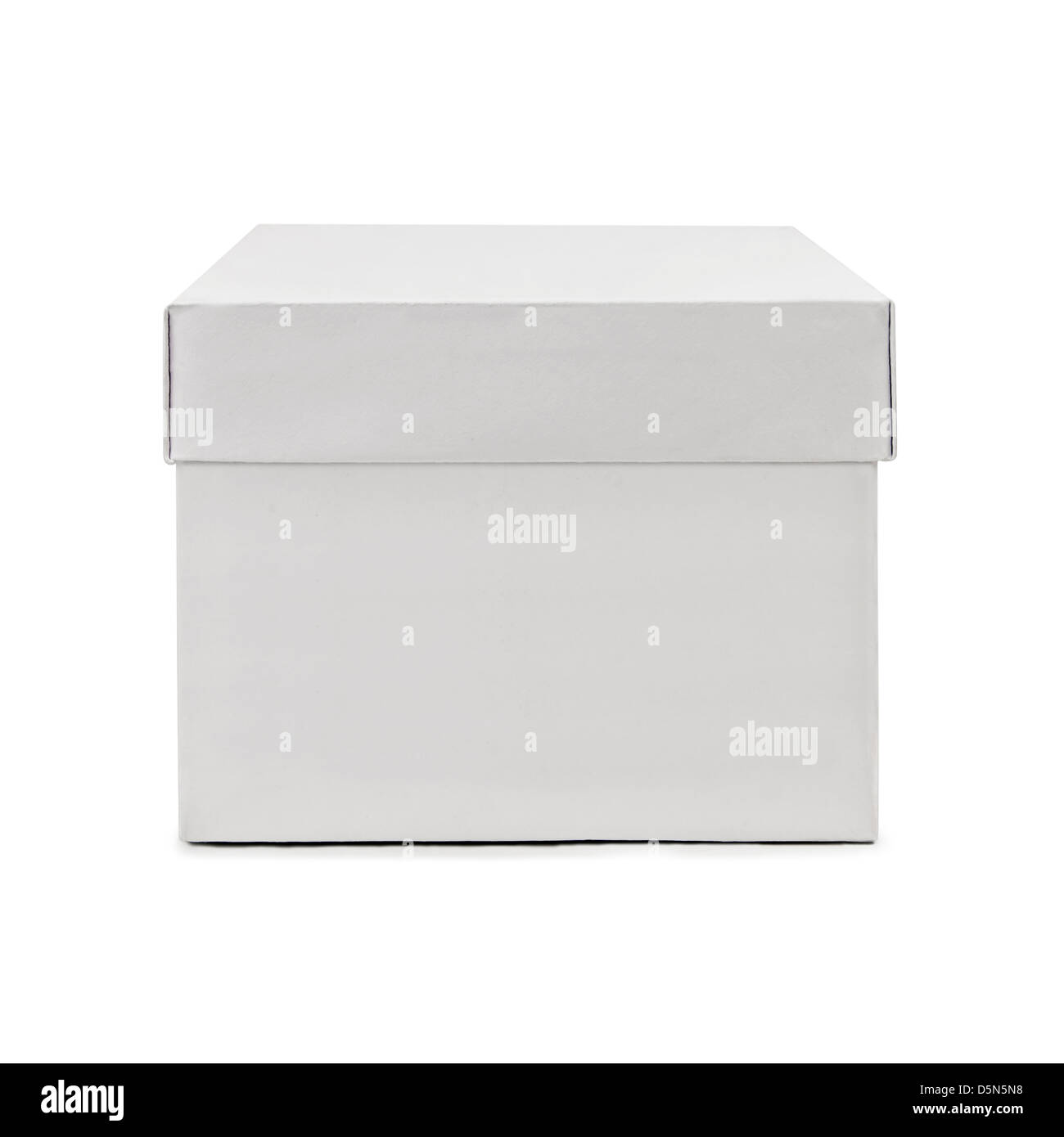 white box isolated on white Stock Photo