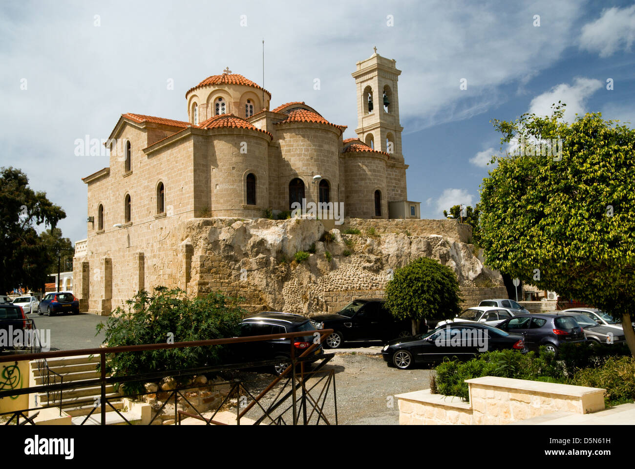 church of theoskepasti, paphos, cyprus. Stock Photo