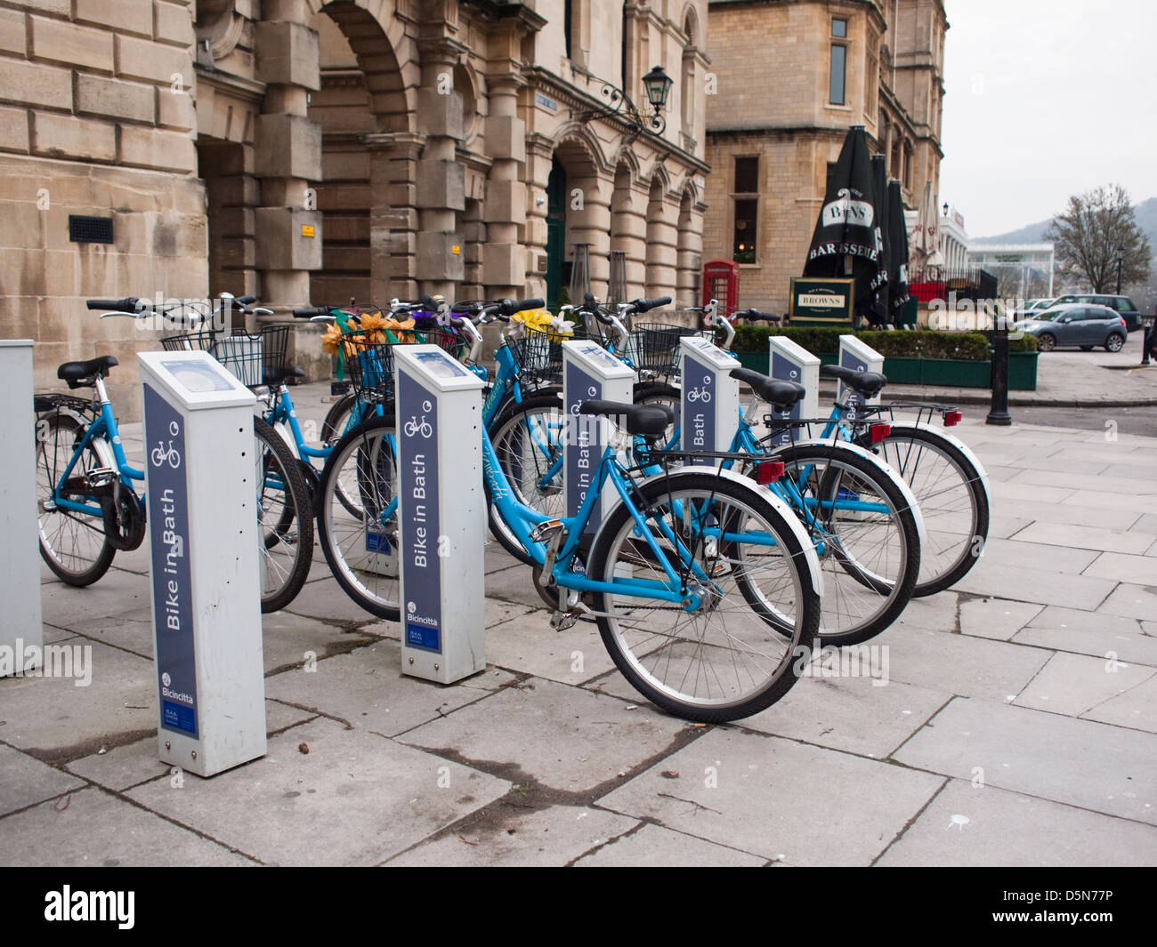 Bikes for Hire. Bath Somerset England UK Stock Photo Alamy