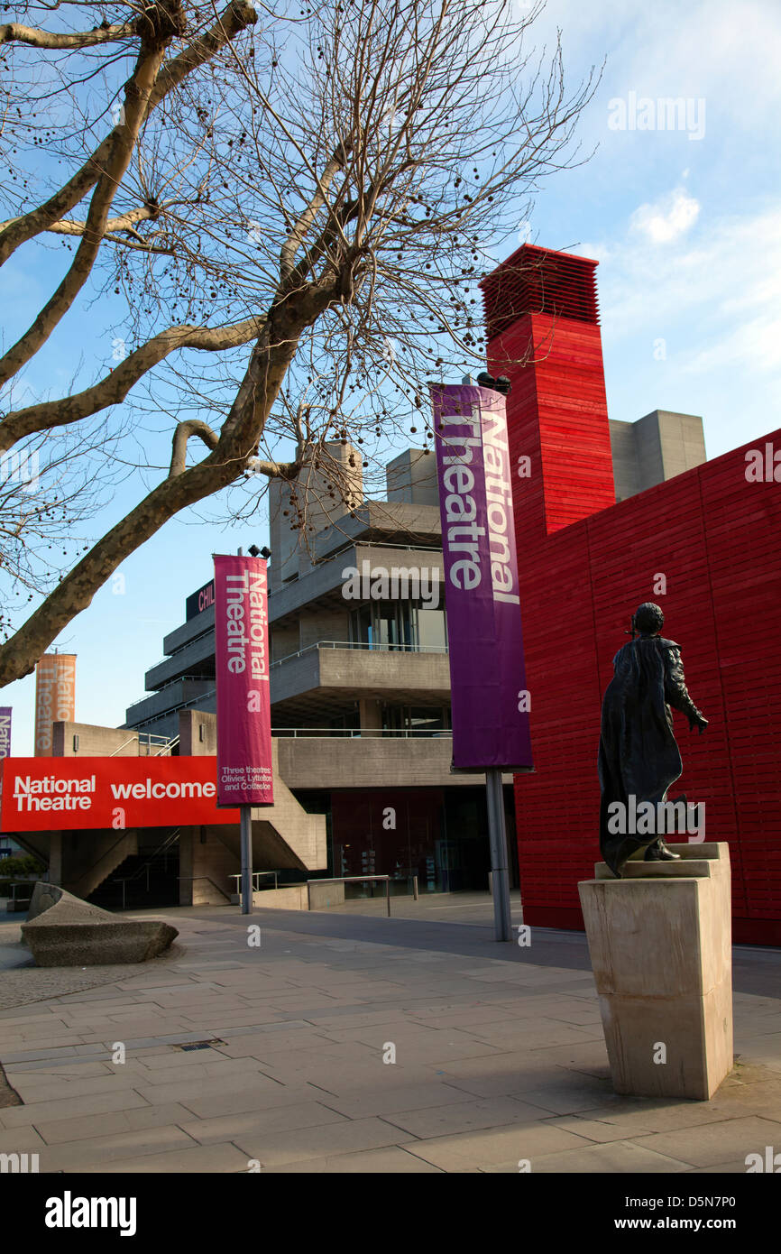 National Theatre On South Bank London UK Stock Photo Alamy