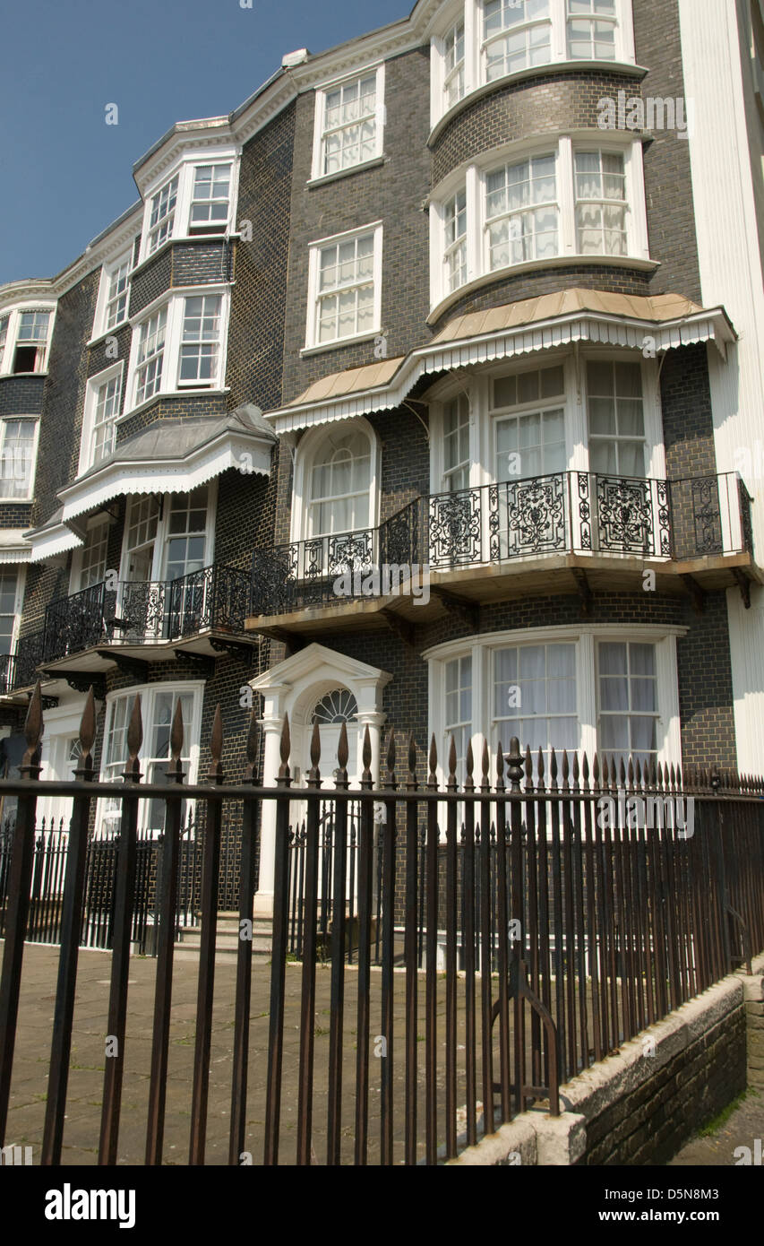 EAST SUSSEX; BRIGHTON; REGENCY HOUSE IN ROYAL CRESCENT MEWS OFF MARINE