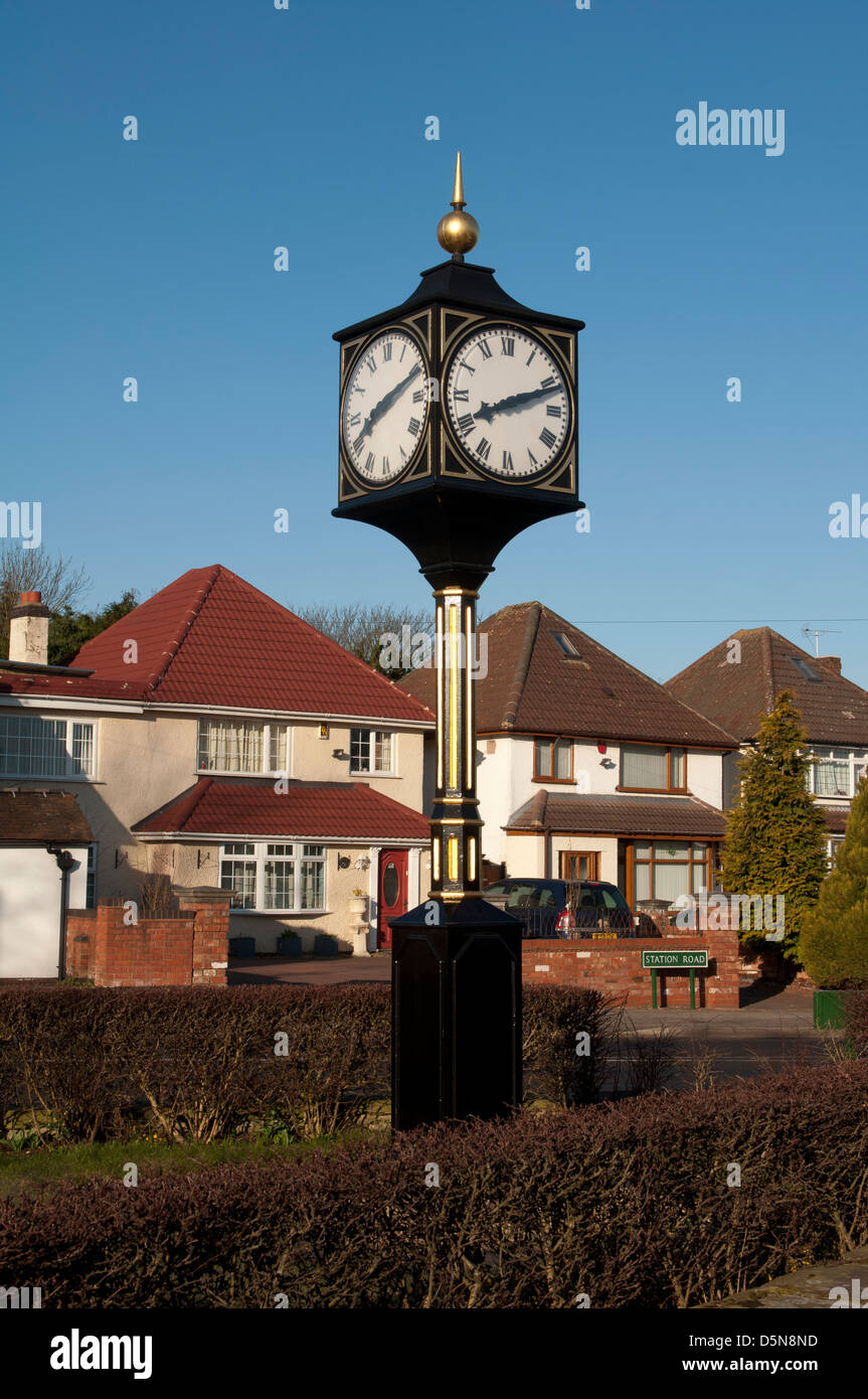 The Clock, Marston Green, West Midlands, England, UK Stock Photo