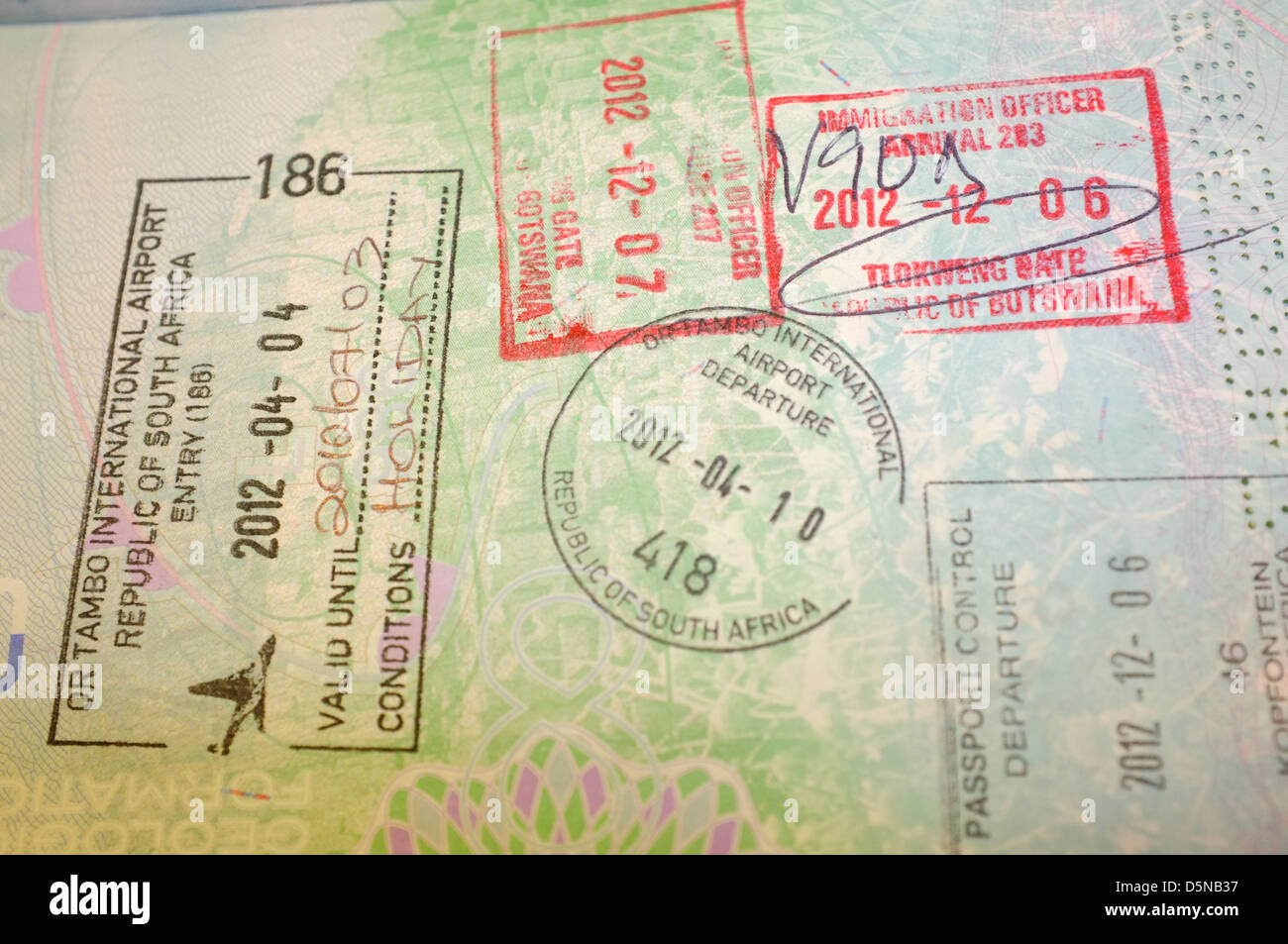 Passport stamped hi-res stock photography and images - Page 3 - Alamy