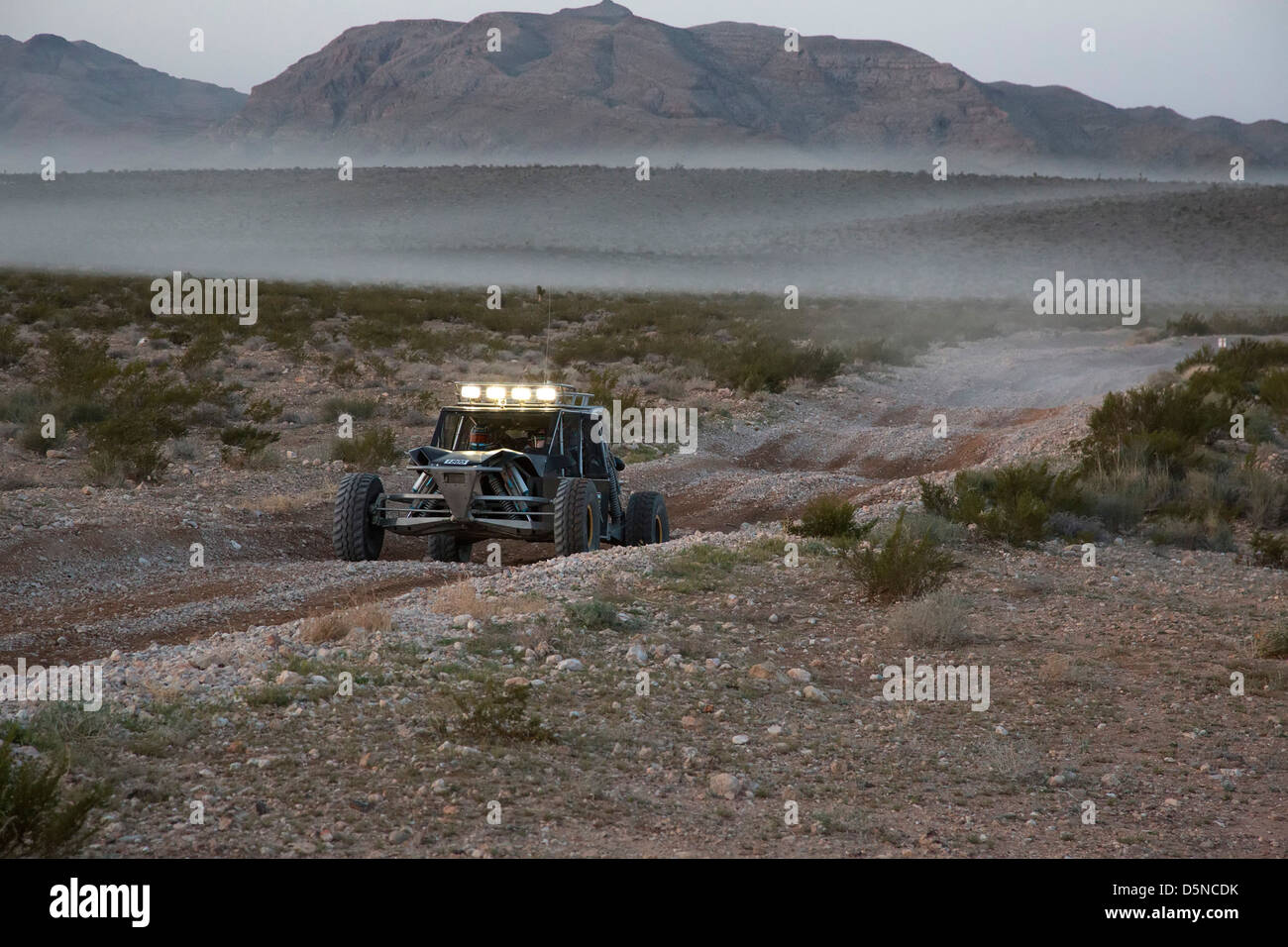 Jean, Nevada - The Mint 400 off-road auto race through the Mojave Desert near Las Vegas. Stock Photo