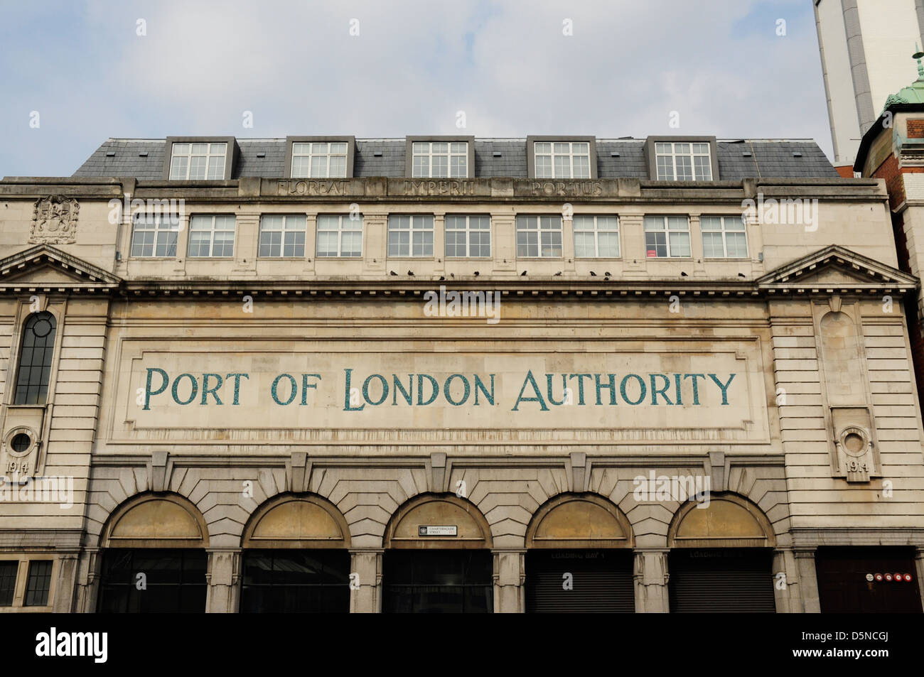 Port of London Authority building, Charterhouse Street, London, England, UK Stock Photo