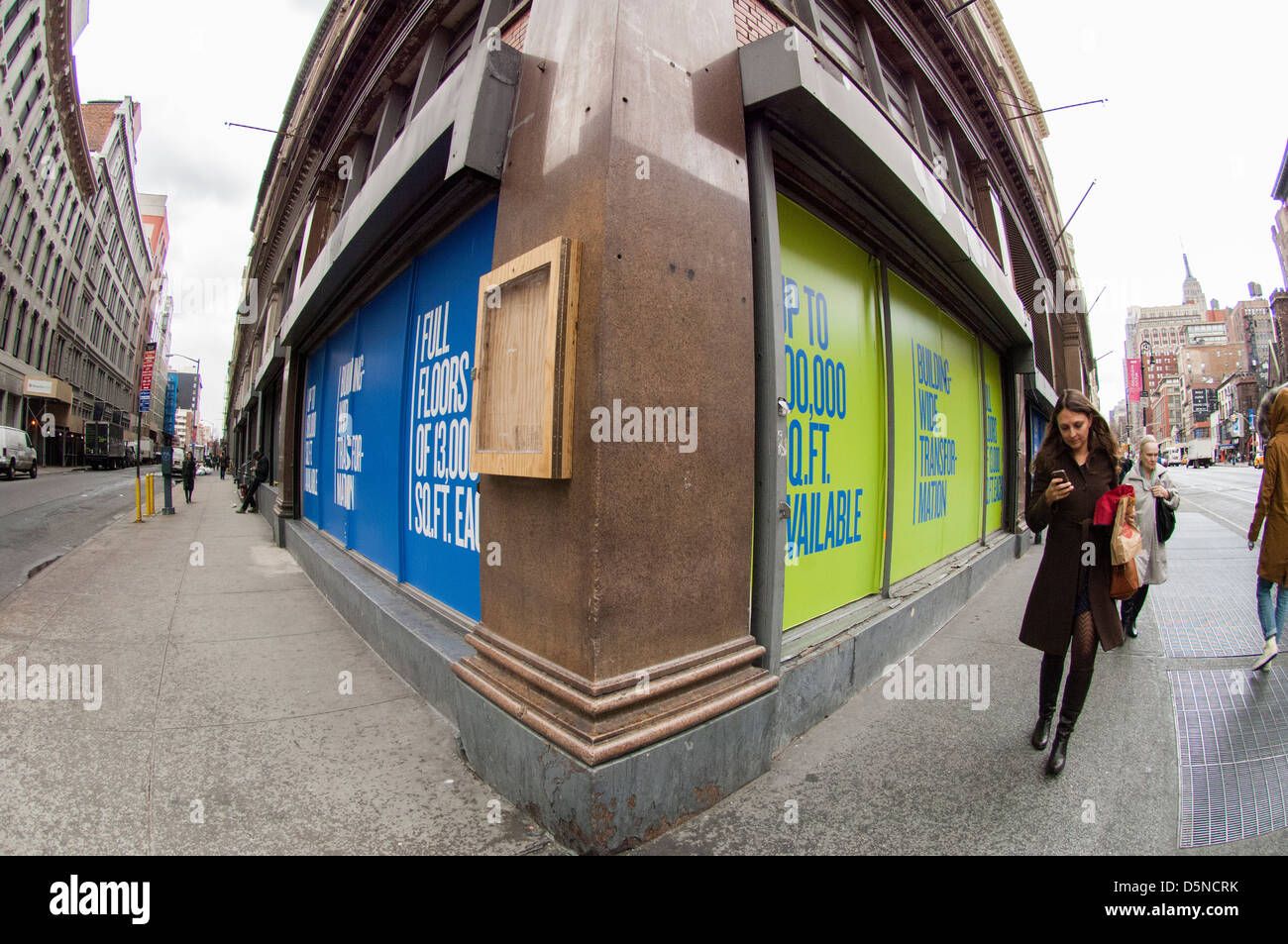 Retail space available in The Chelsea neighborhood in New York seen on Thursday, March 28, 2013