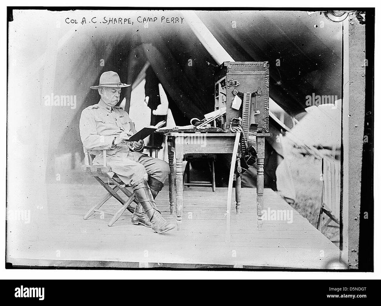 Col. A.C. Sharpe, Camp Perry (LOC) Stock Photo