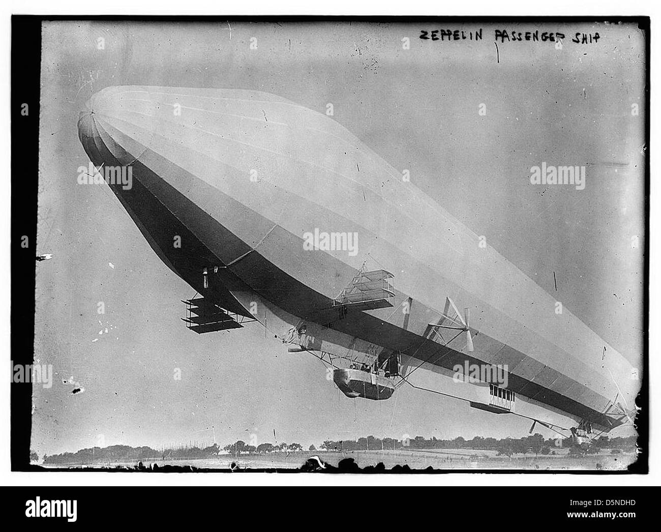 Zeppelin Passenger ship (LOC) Stock Photo