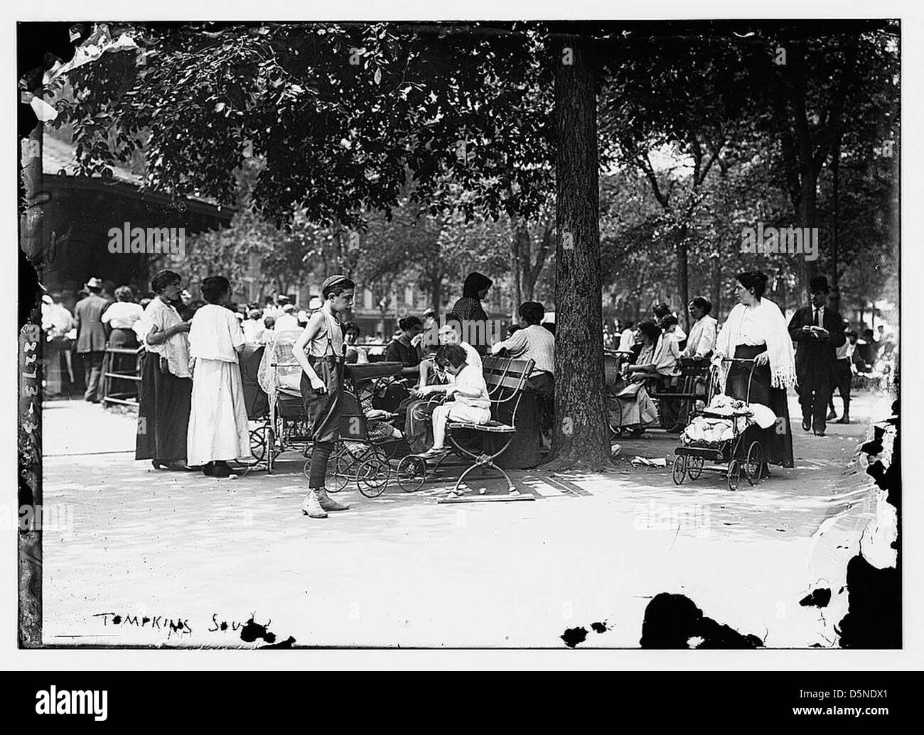 Tompkins Square [park] (LOC Stock Photo Alamy