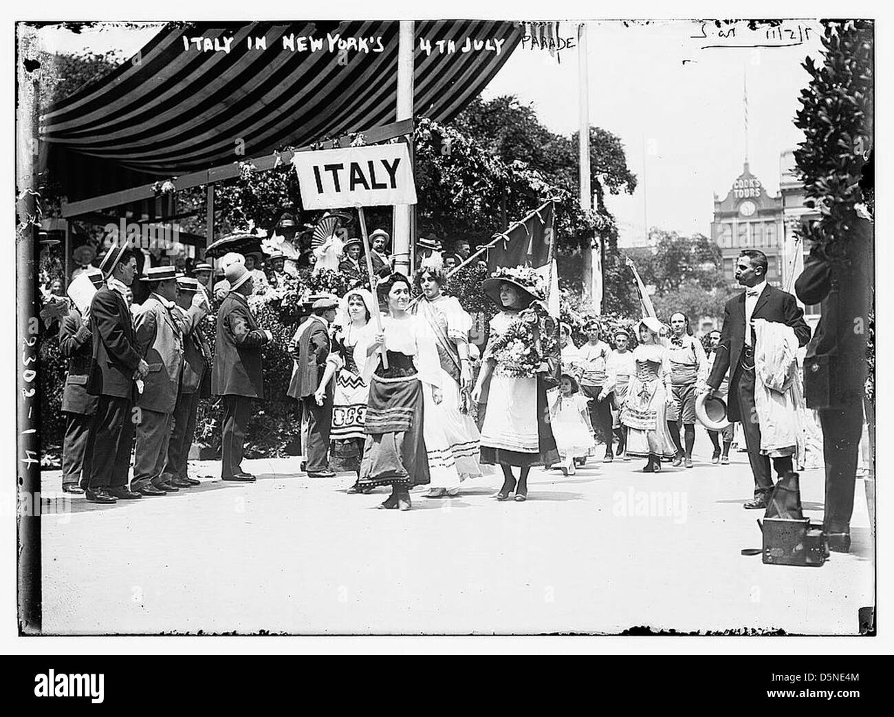 Italy in N.Y. 4th July parade (LOC) Stock Photo