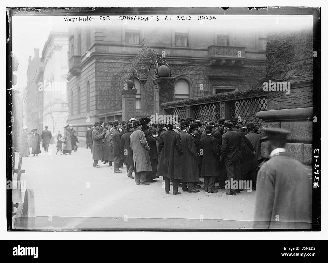 Watching for Connaught's at Reid house (LOC) Stock Photo