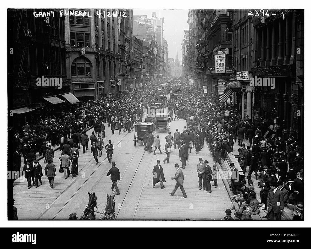 Grant funeral (LOC) Stock Photo