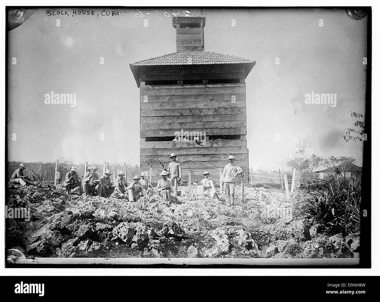 Block House, Cuba (LOC Stock Photo Alamy