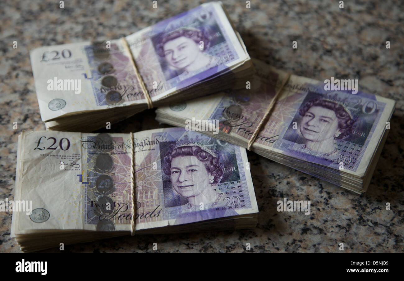British £20 bank notes Stock Photo - Alamy