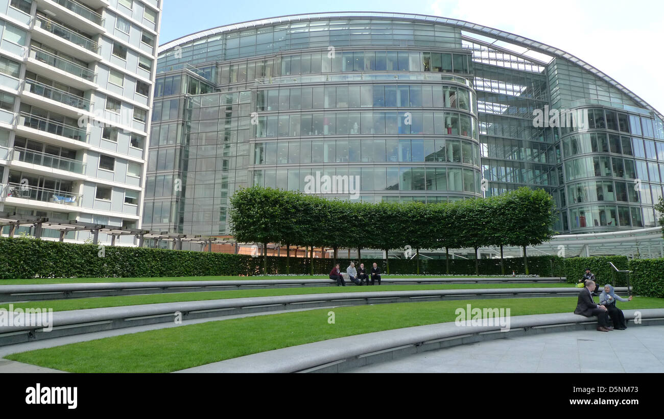 Cardinal Place Roof Garden in Victoria, London, UK. Stock Photo