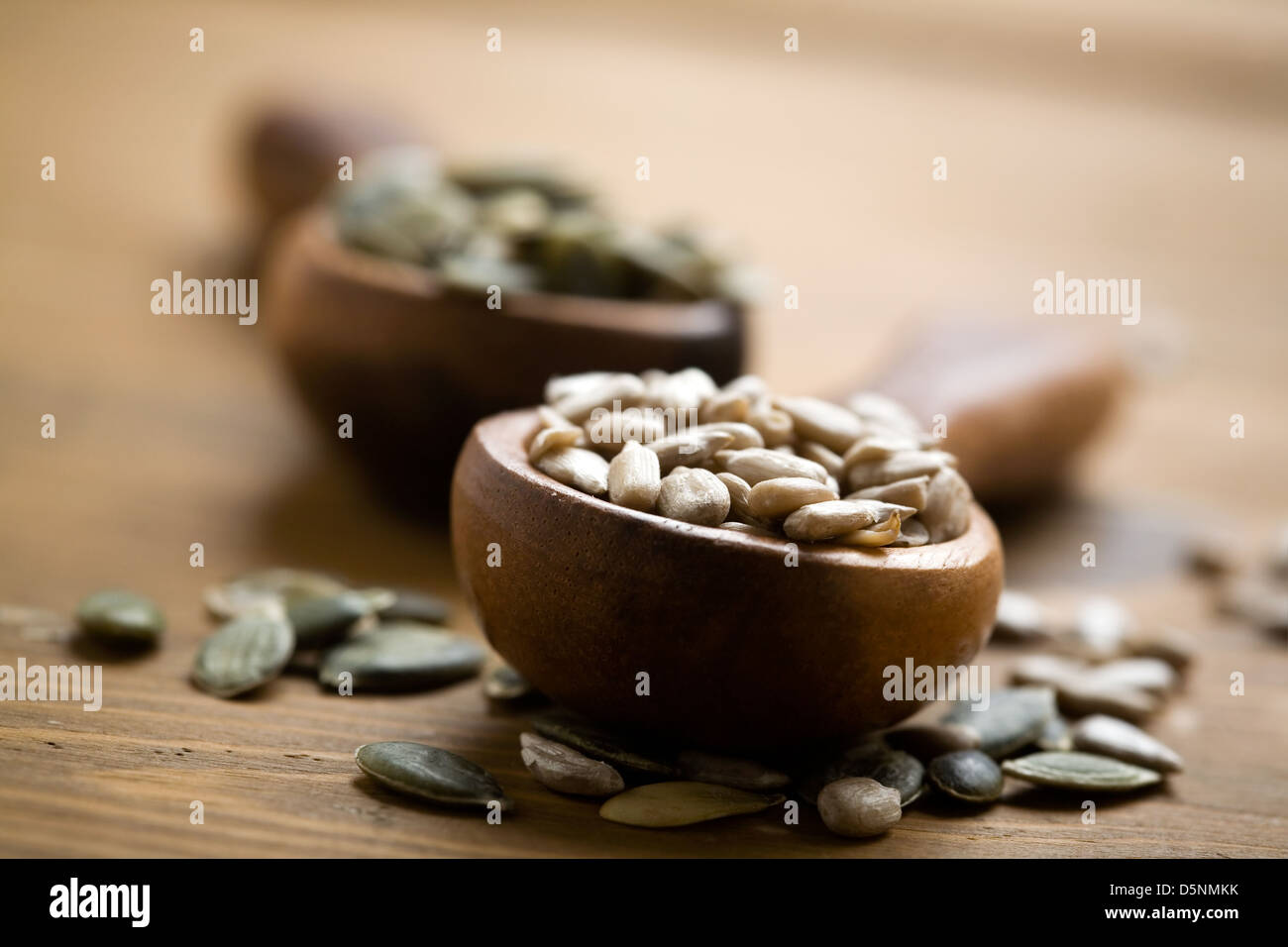 Healthy pumpkin and sunflower seeds Stock Photo Alamy