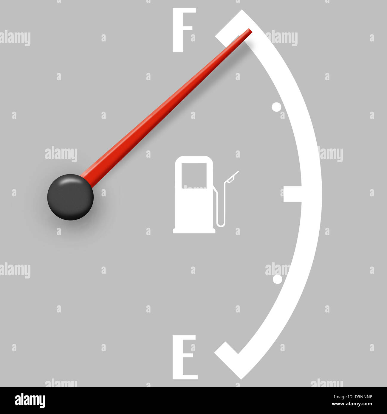 High fuel sign isolated on a gray background Stock Photo - Alamy