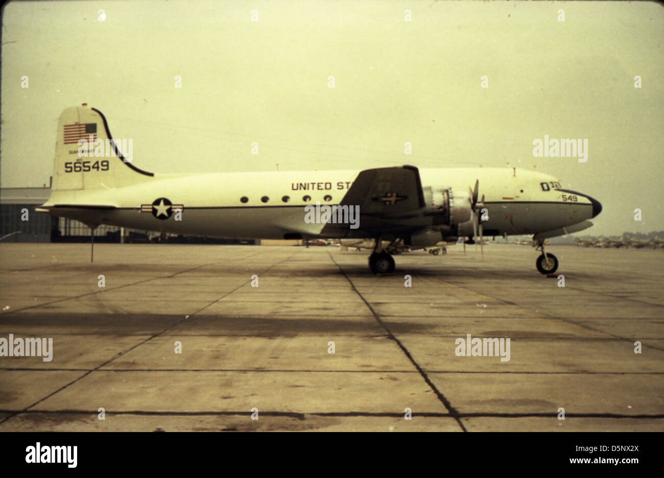 The Douglas R5D, serial number 56549, is a transport aircraft used by ...