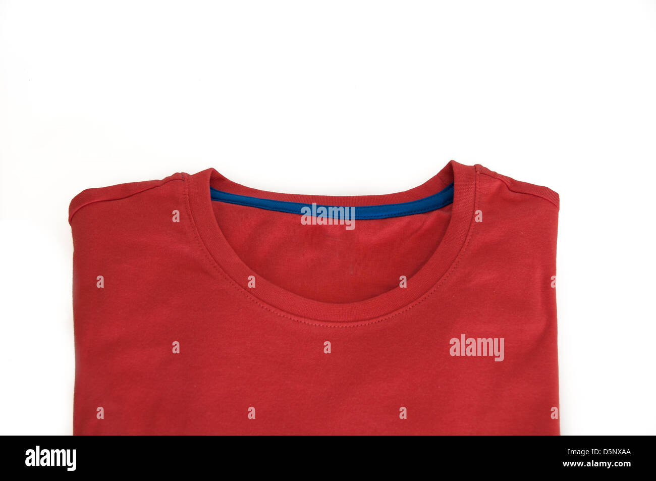 Close up of T Shirt on white background Stock Photo Alamy