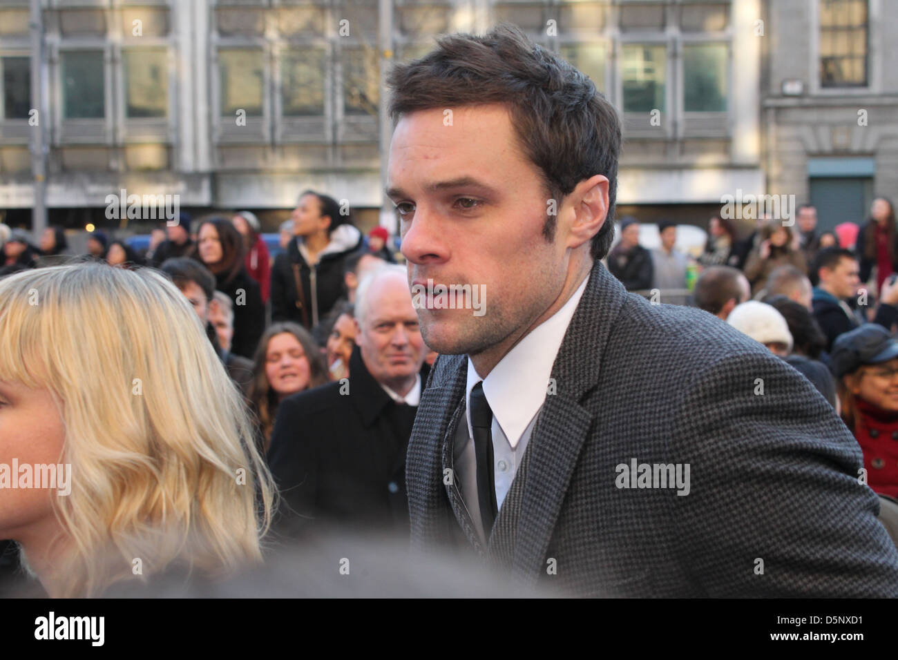 Irish musician Niall Breslin, better known as Bressie, arrives for the European premiere of 'Oblivion'  in Dublin. Stock Photo