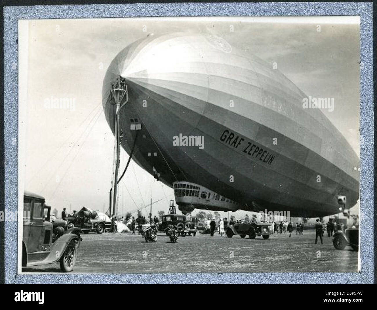Primer Zeppelin The LZ 127 Graf Zeppelin, a pioneering airship, is displayed as part of ...