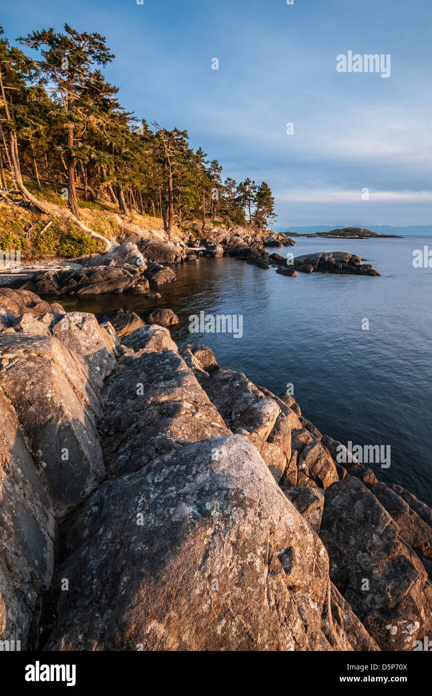 Shark Reef Sanctuary, Lopez Island, San Juan Islands, Washington. Stock Photo