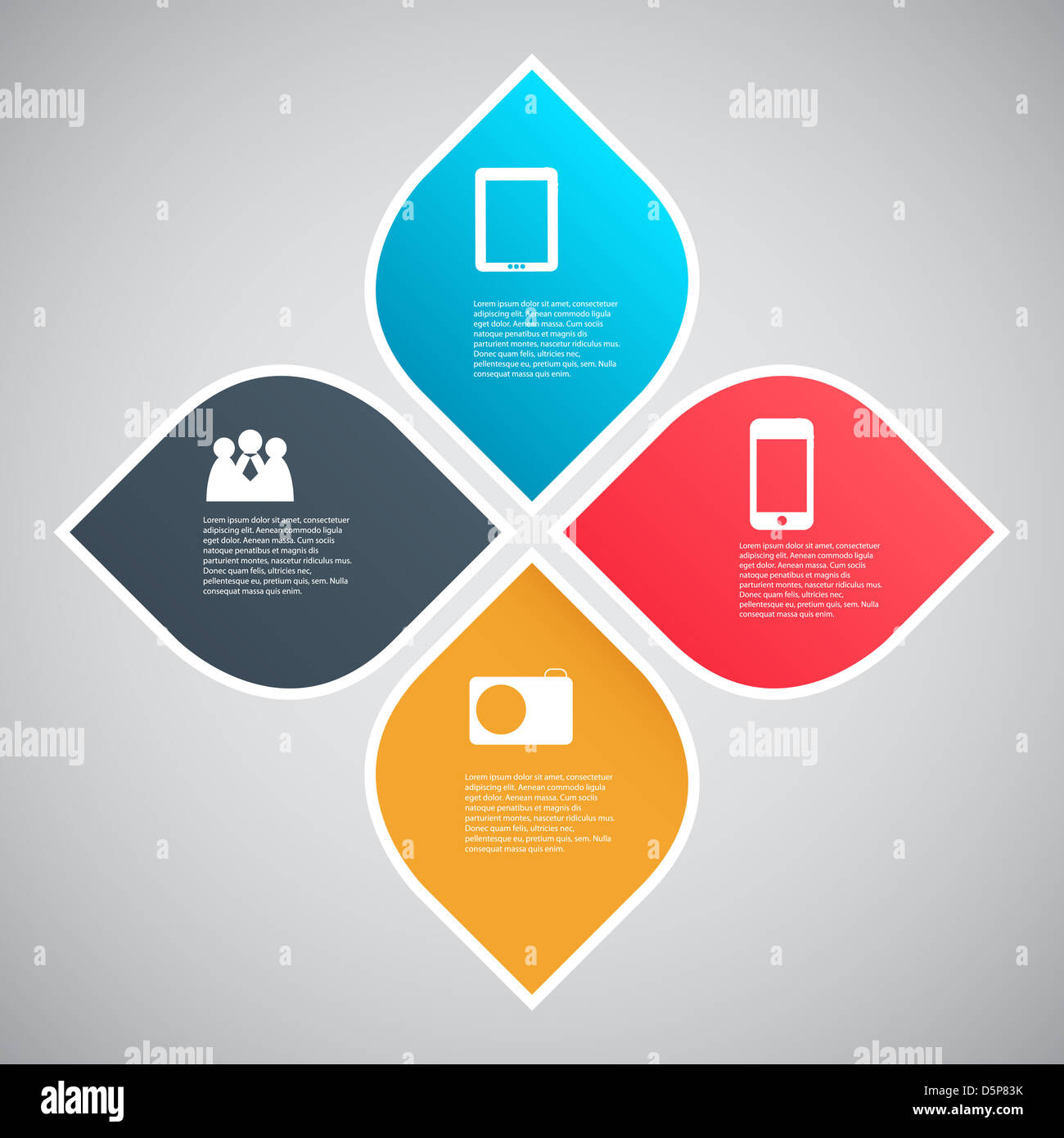 Infographic template vector illustration Stock Photo - Alamy