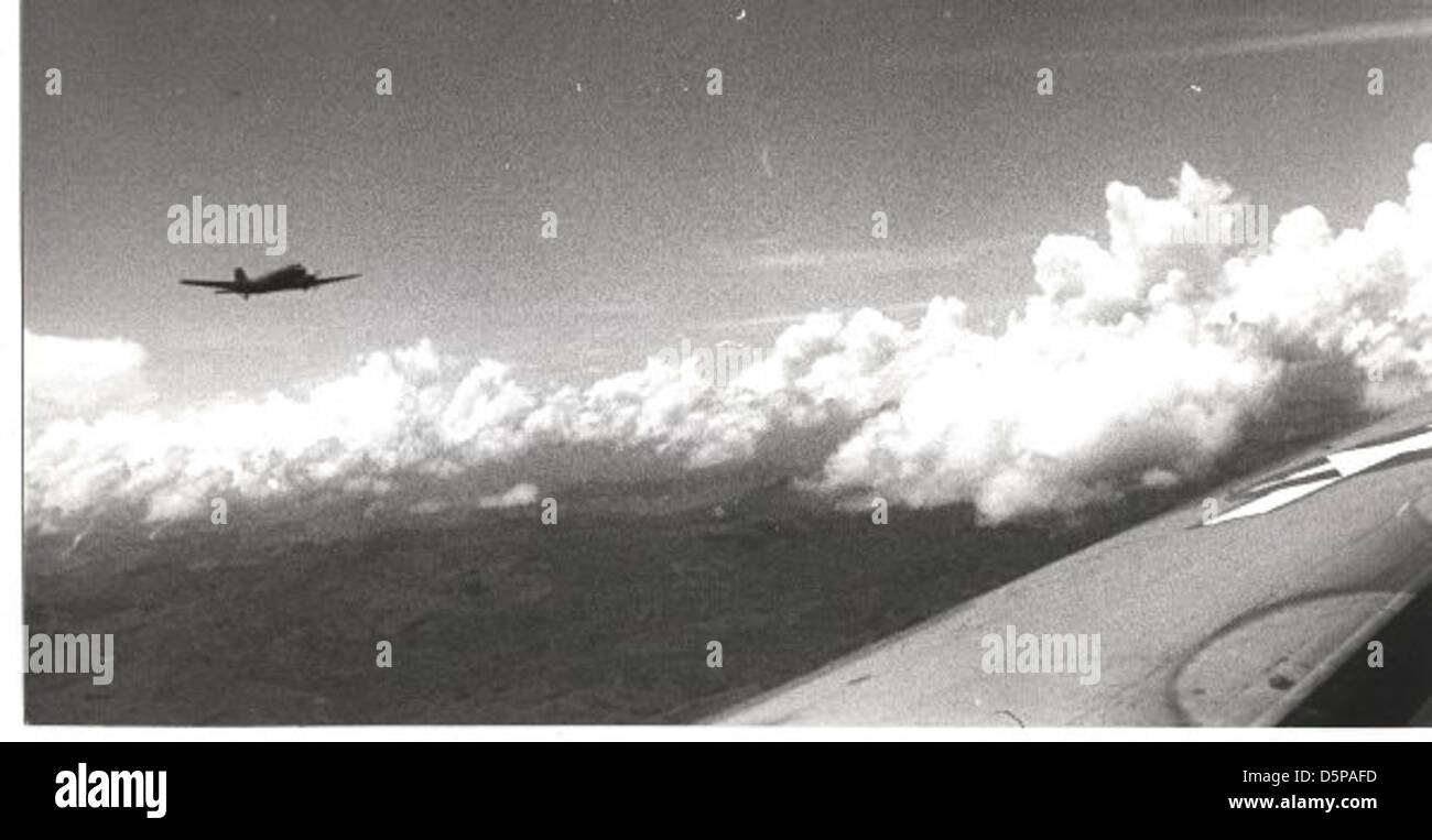 C47 in flight Stock Photo Alamy