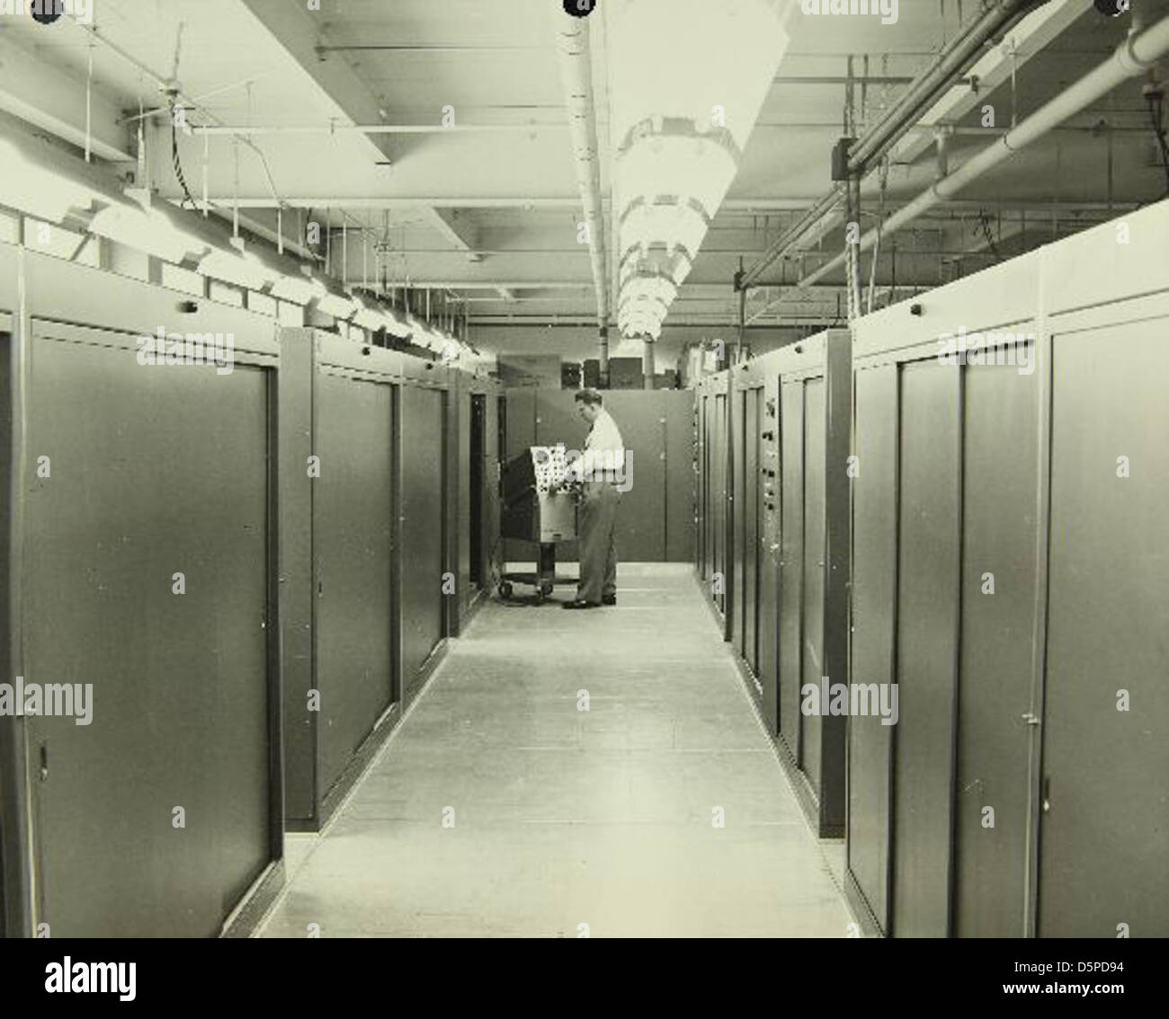 The Remington Rand computer, used at the Consolidated/Convair Aircraft ...