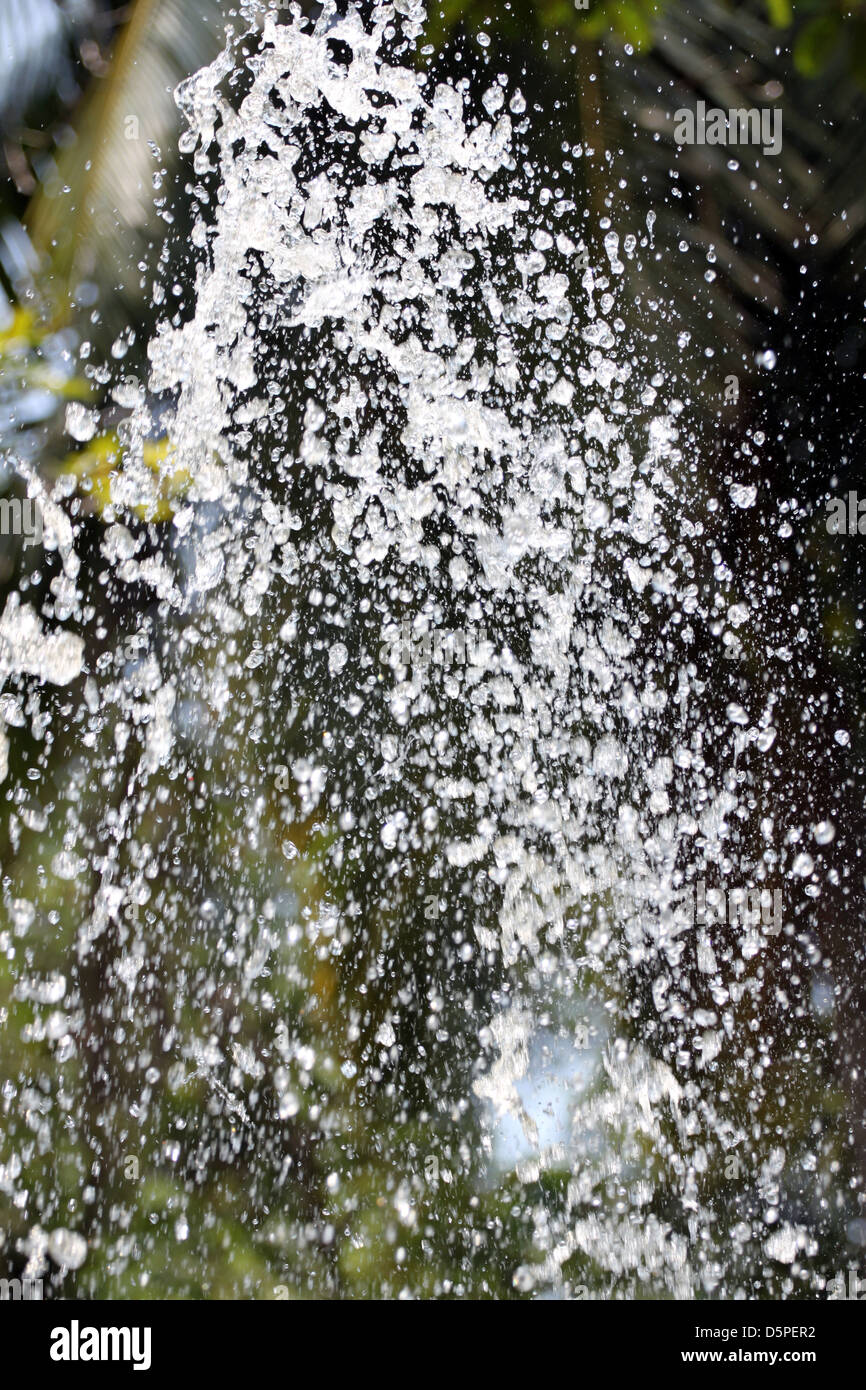 Water droplets with bubbles and Water Spread Stock Photo Alamy