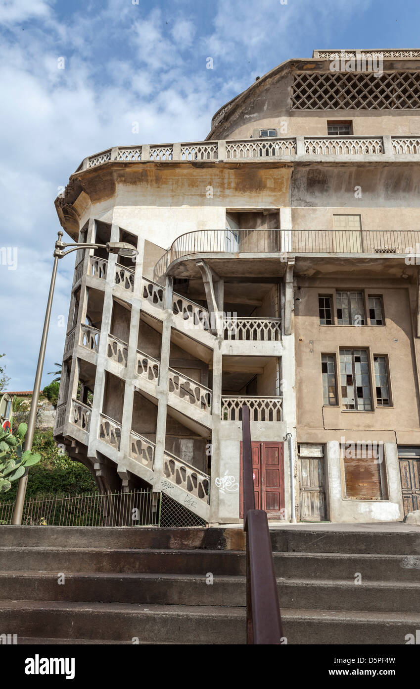 Hotel Belvedere du Rayon Vert in Cerbere,LanguedocRoussillon,France Stock Photo Alamy