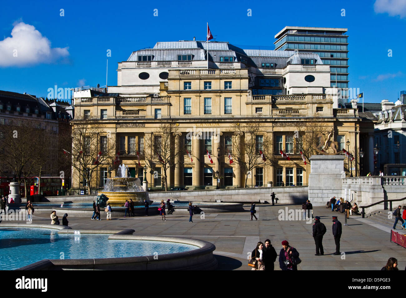 Canada house Trafalgar square Stock Photo Alamy