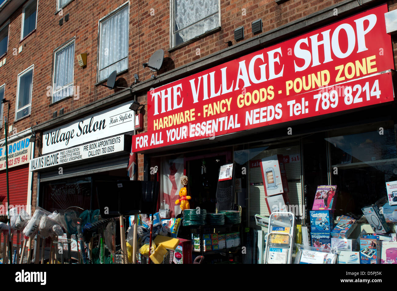 Shops in Lea Village, West Midlands, England, UK Stock Photo Alamy