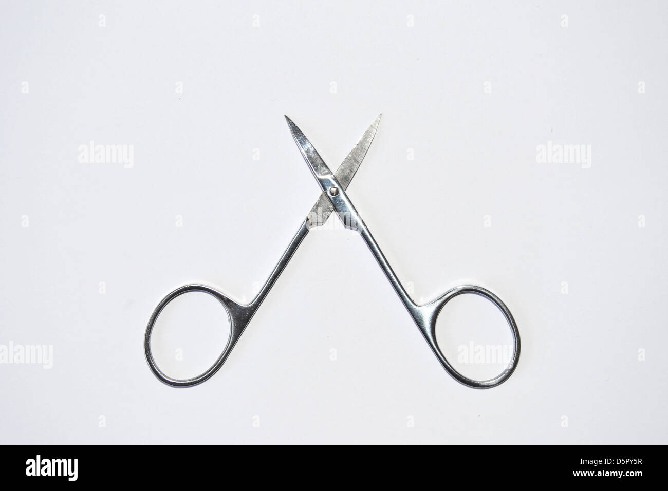 A pair of nail scissors photographed in a studio Stock Photo Alamy