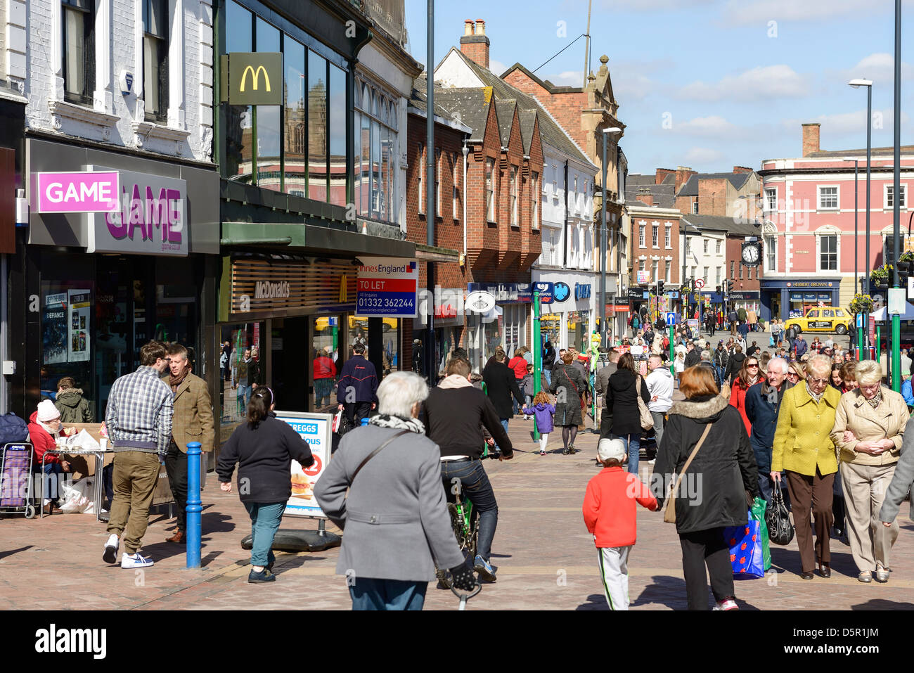 St Peters Street Derby Stock Photo Alamy St Peters Street Derby Stock Photo Alamy