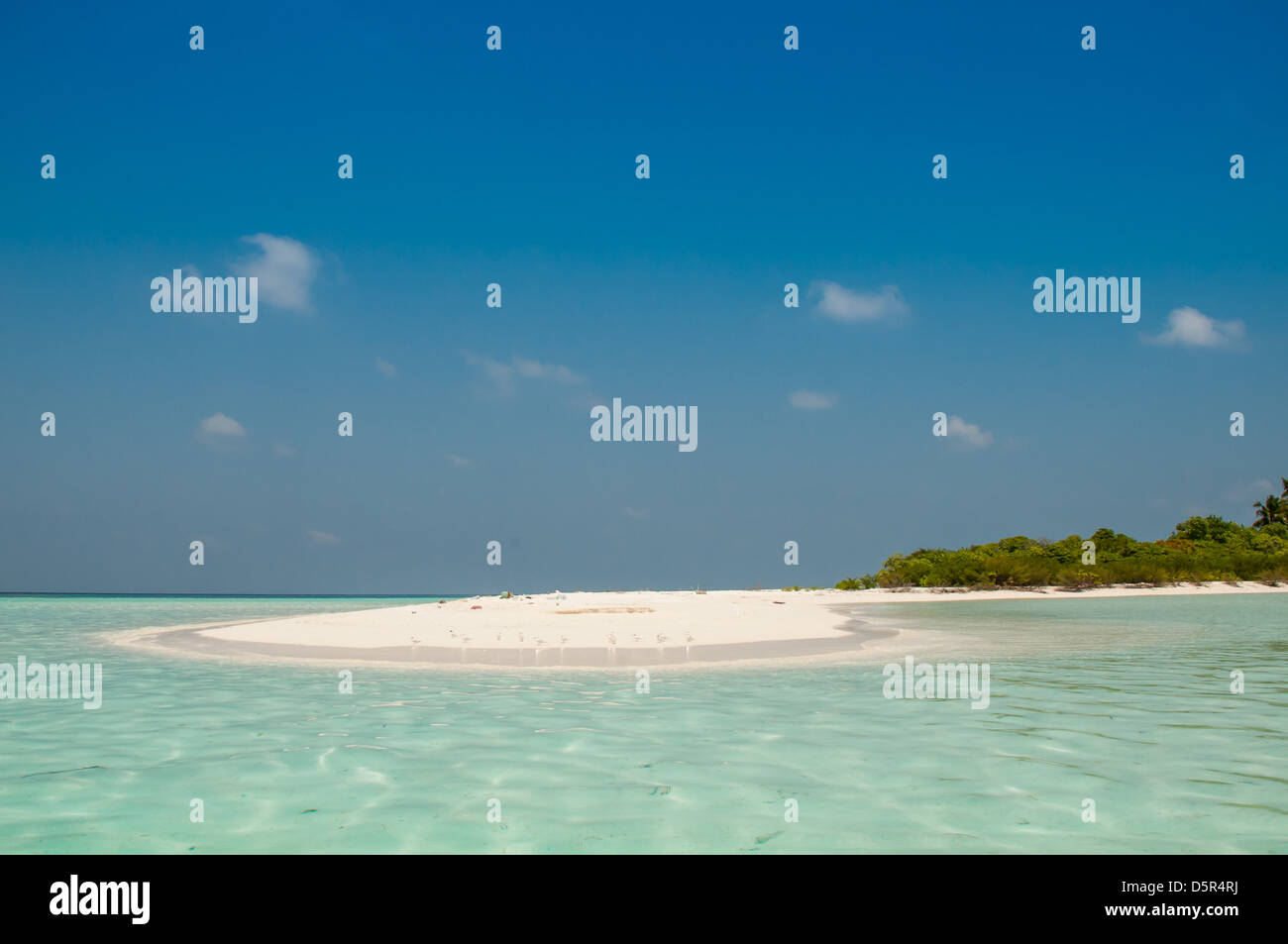 Beach tropical with white sand Stock Photo